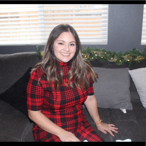 Plaid Holiday Dress - Picture 1 of 2
